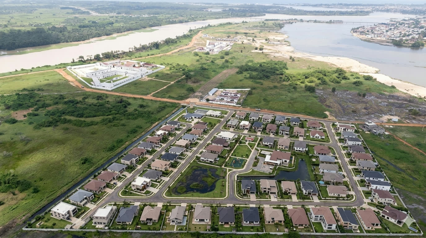 Île de Motobé — Voisinage résidentiel établi