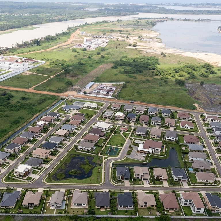 Plan de masse Île de Motobé